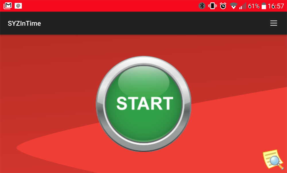 Einfache Bedienung mit Start und Stop Button